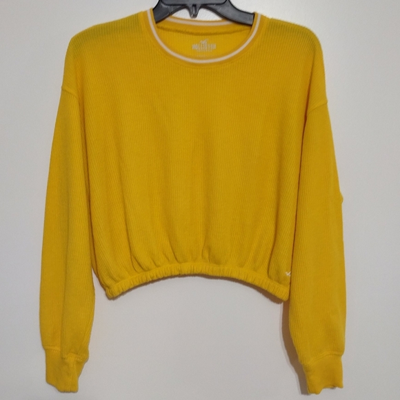 Hollister California Boyfriend T-shirt XS Yellow - Picture 2 of 14